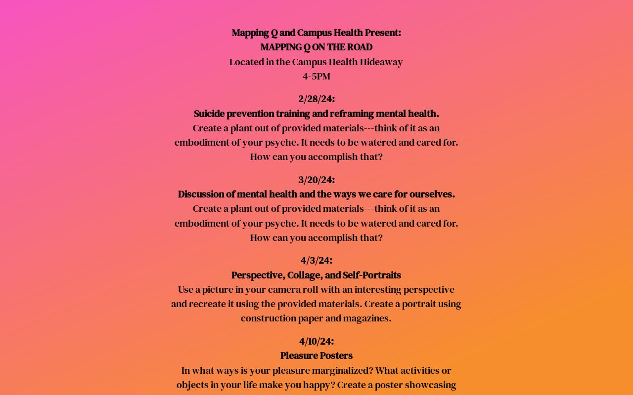 Mapping Q On The Road mapping-q-on-the-road